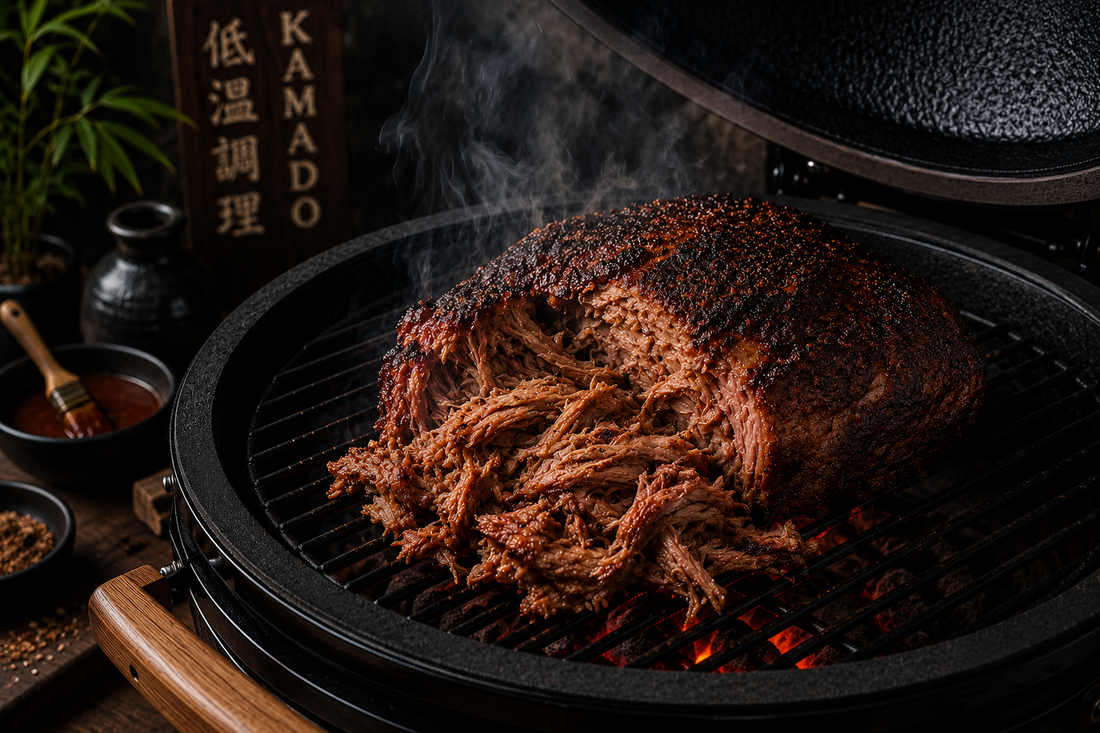 Pulled Pork au Kamado
